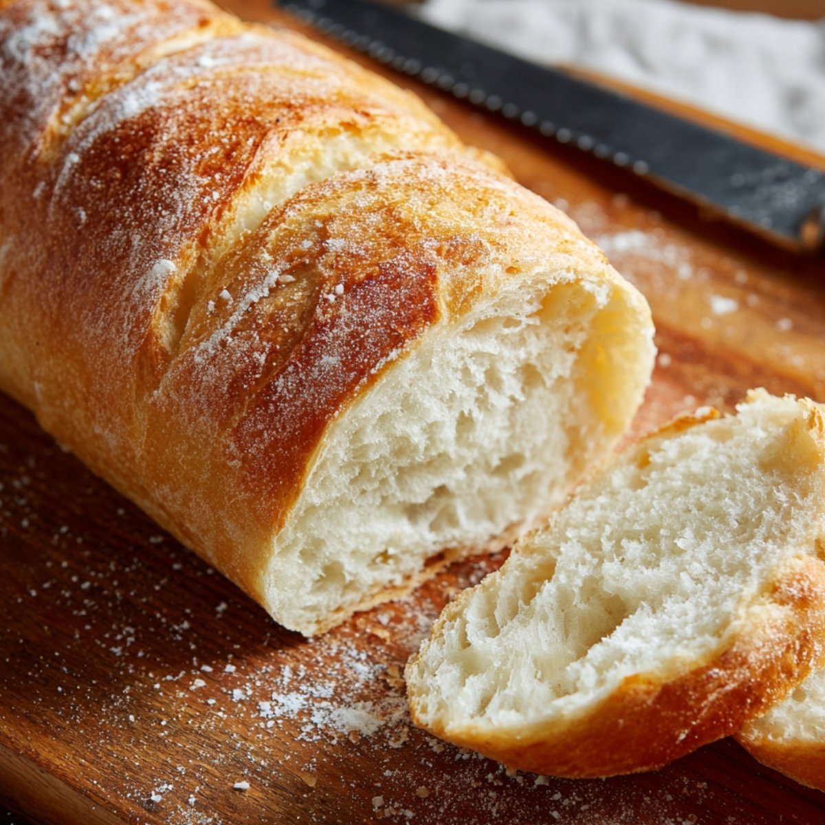 A loaf of garlic bread filled with spaghetti, topped with cheese and sauce, with herbs sprinkled on top.